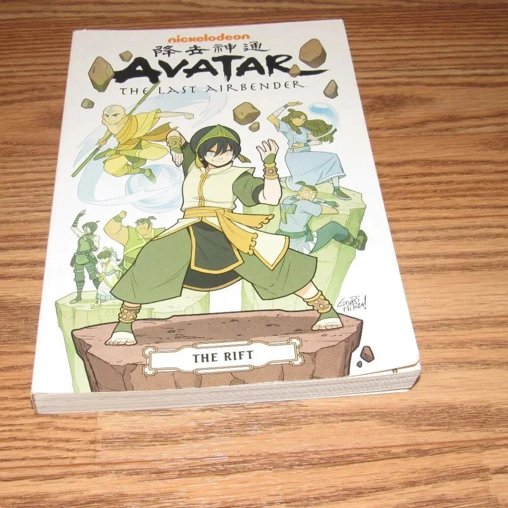 Nickelodeon AVATAR The Last Airbender THE RIFT Graphic Manga Action Novel Darkho